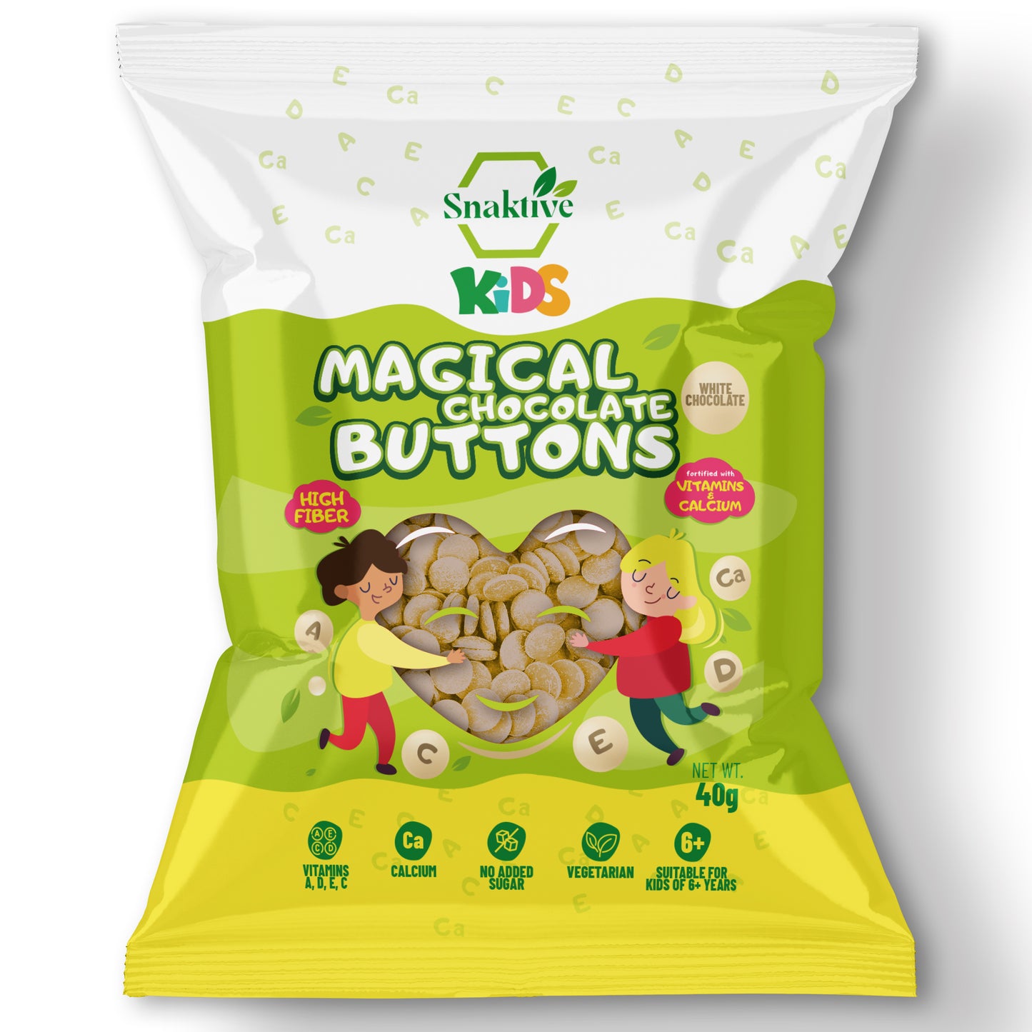 Magical White Chocolate Buttons (40g)